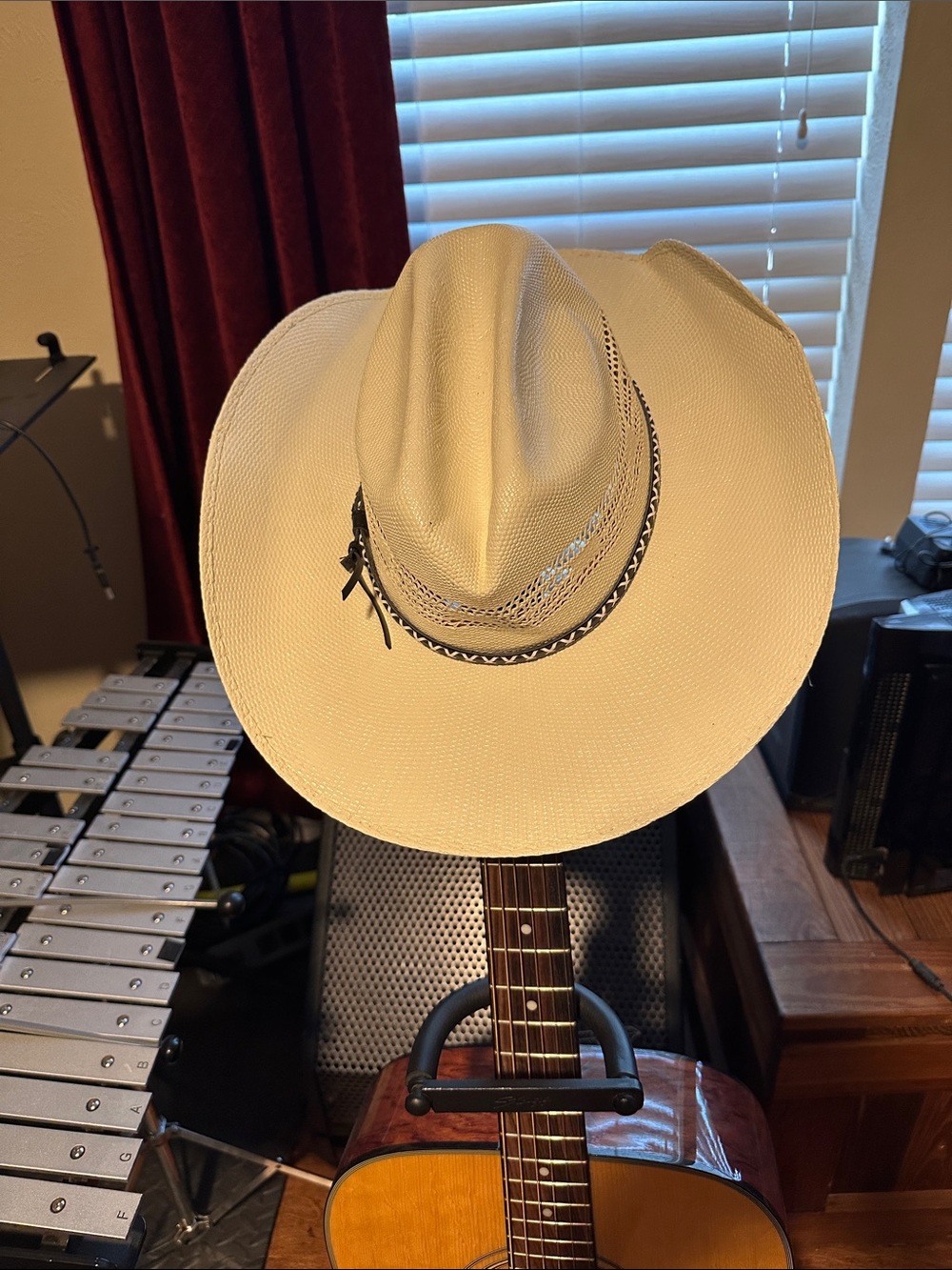 Cody James Men's Straw Cowboy Hat - Natural White